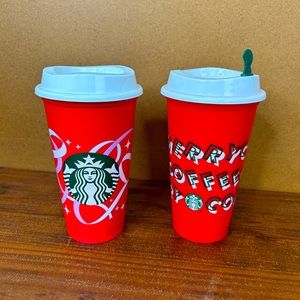 Pair (2) of Starbucks Coffee Cups